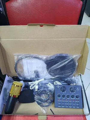 BM800 Mic With V8 Sound Card – Podcasting, Singing & Broadcasting