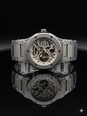 Automatic Micro-Blasted Titanium Hublot Masterpiece.