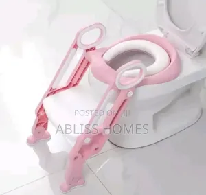 Kids Potty Ladder With PVC Cushion/Soft Pad