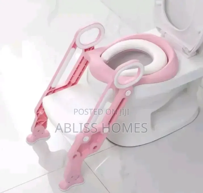 Kids Potty Ladder With PVC Cushion/Soft Pad