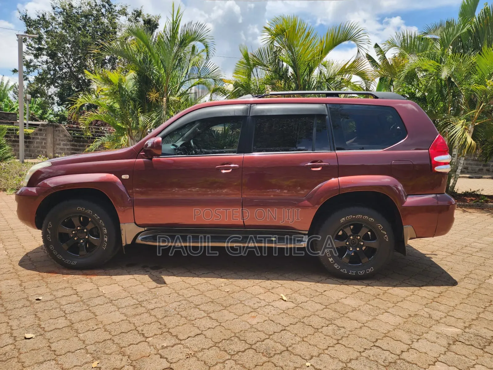 Toyota Land Cruiser Prado 2007 Maroon