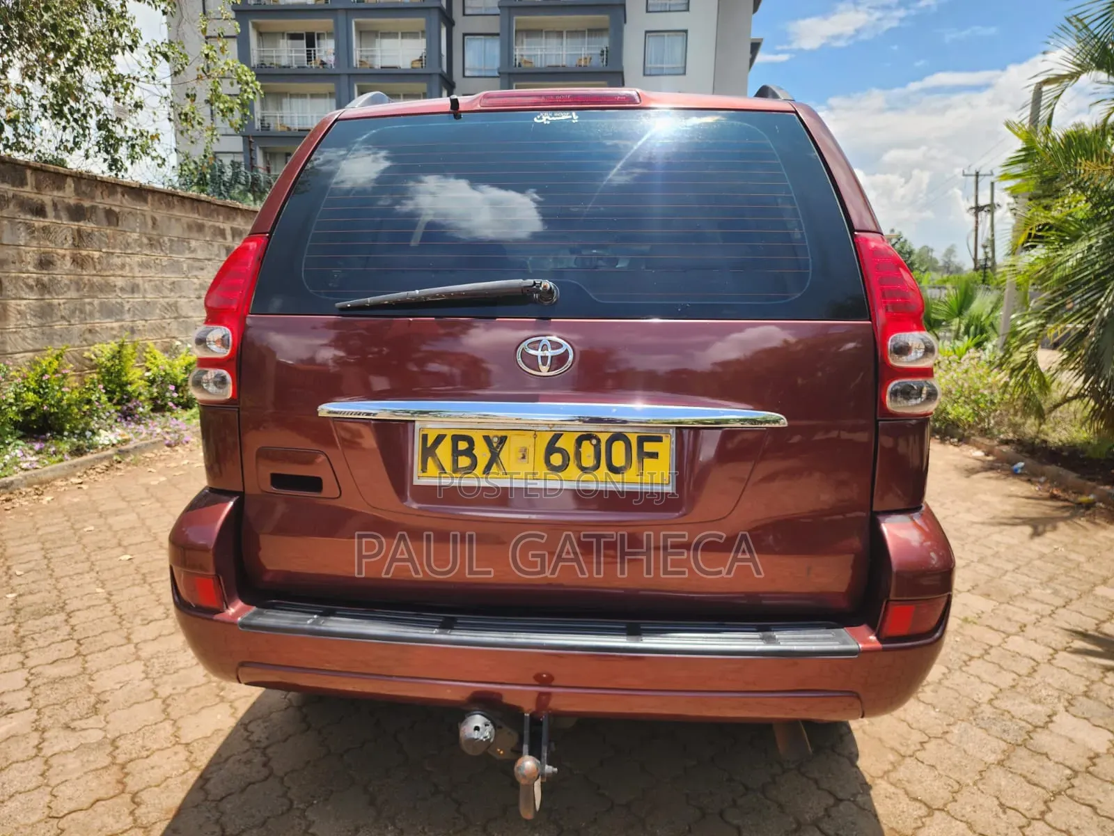 Toyota Land Cruiser Prado 2007 Maroon