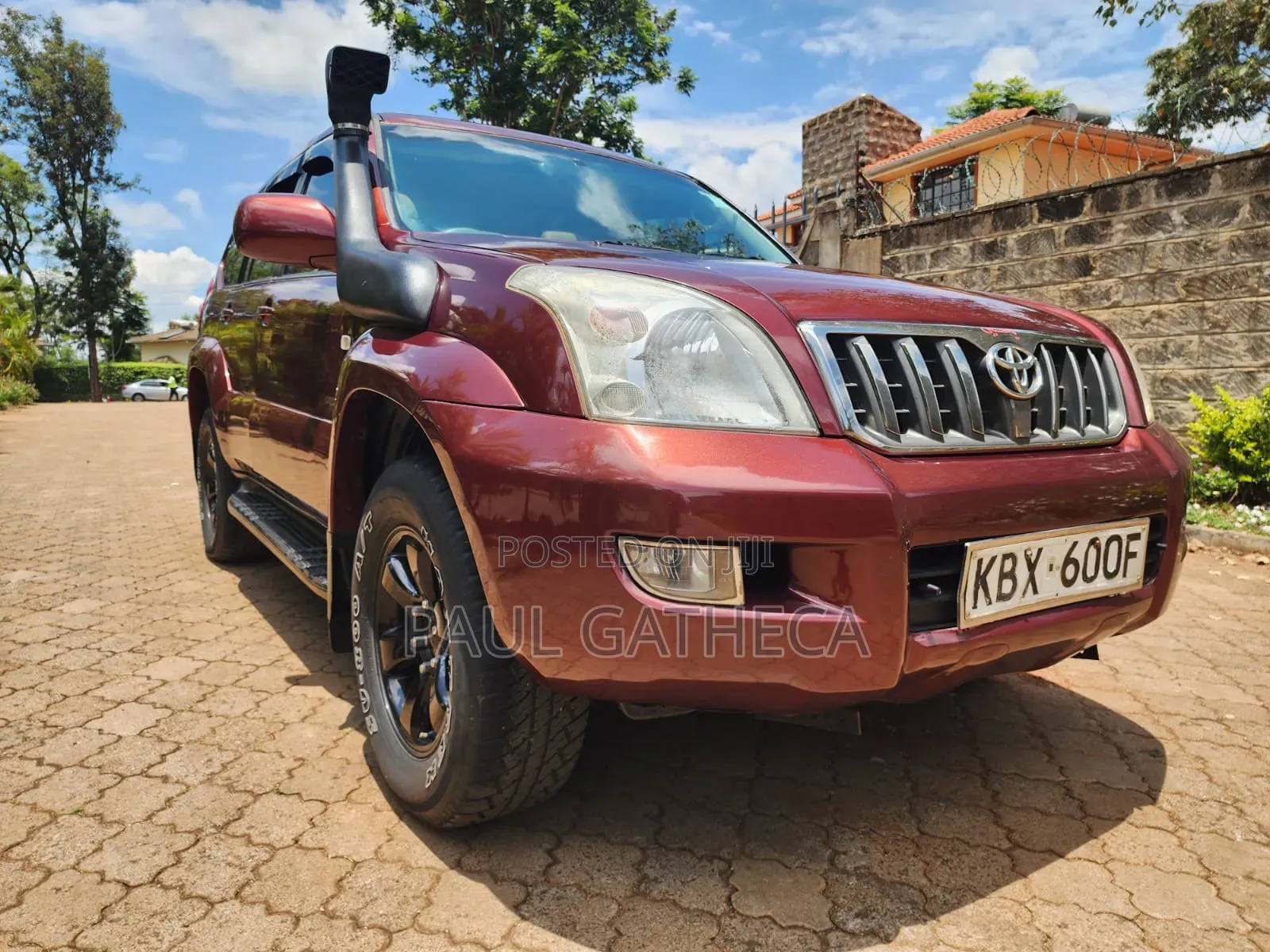 Toyota Land Cruiser Prado 2007 Maroon