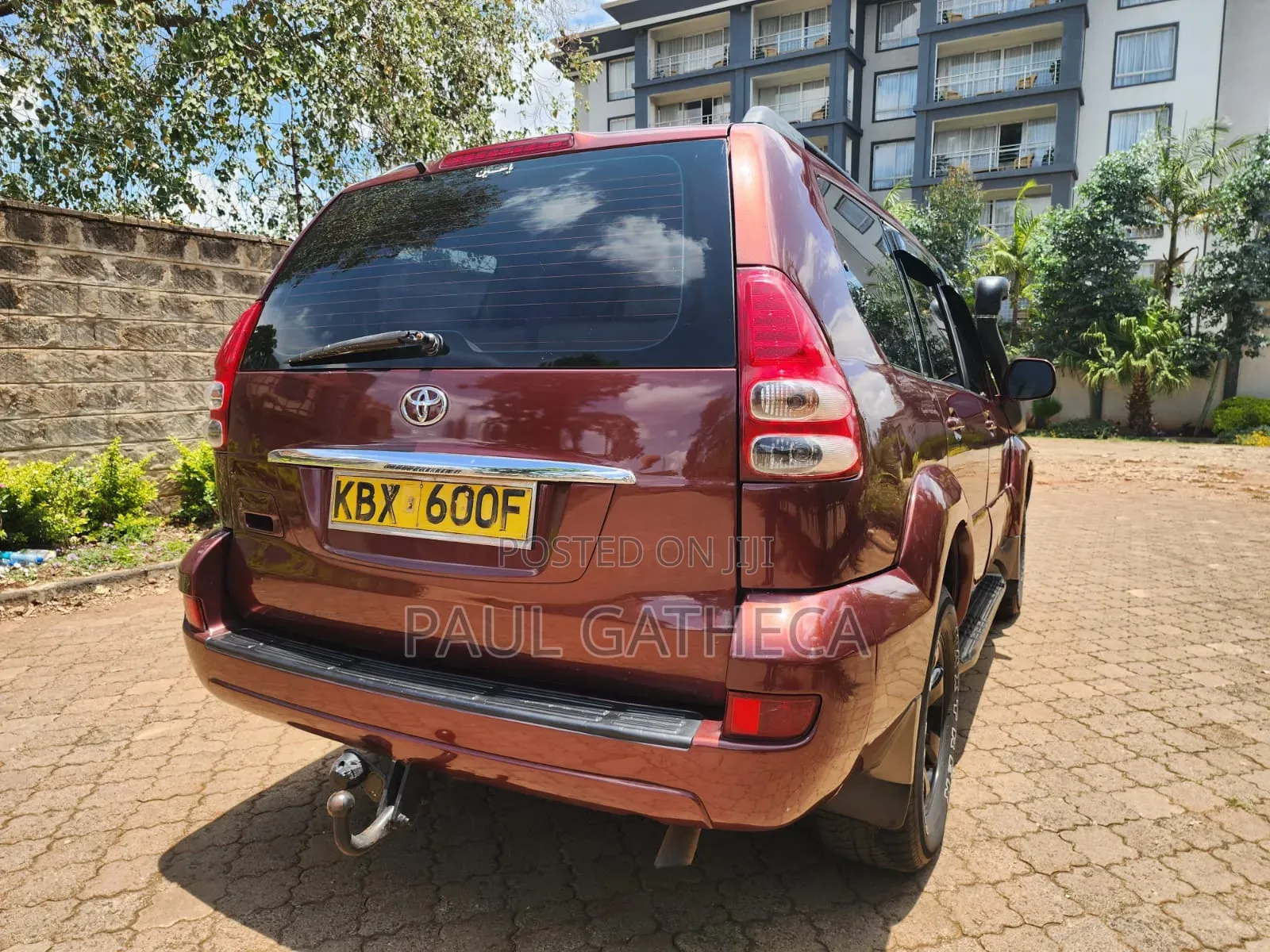 Toyota Land Cruiser Prado 2007 Maroon