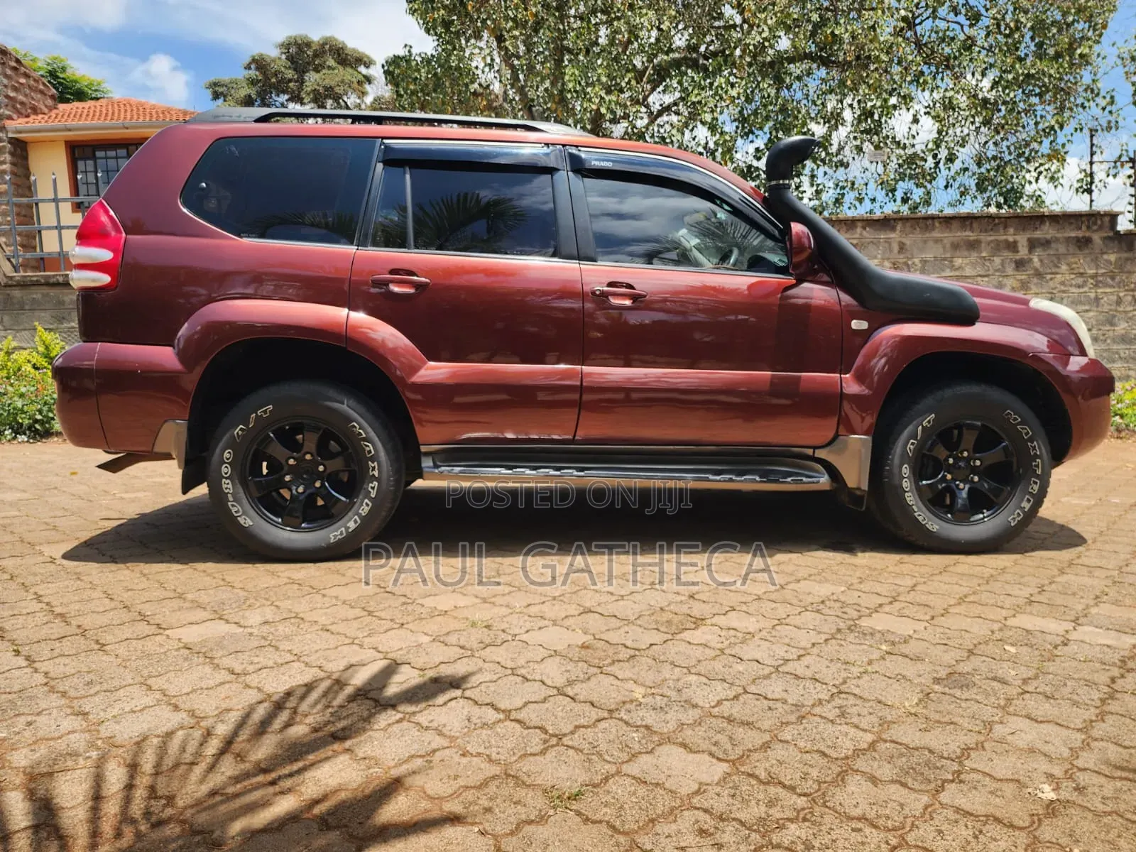Toyota Land Cruiser Prado 2007 Maroon