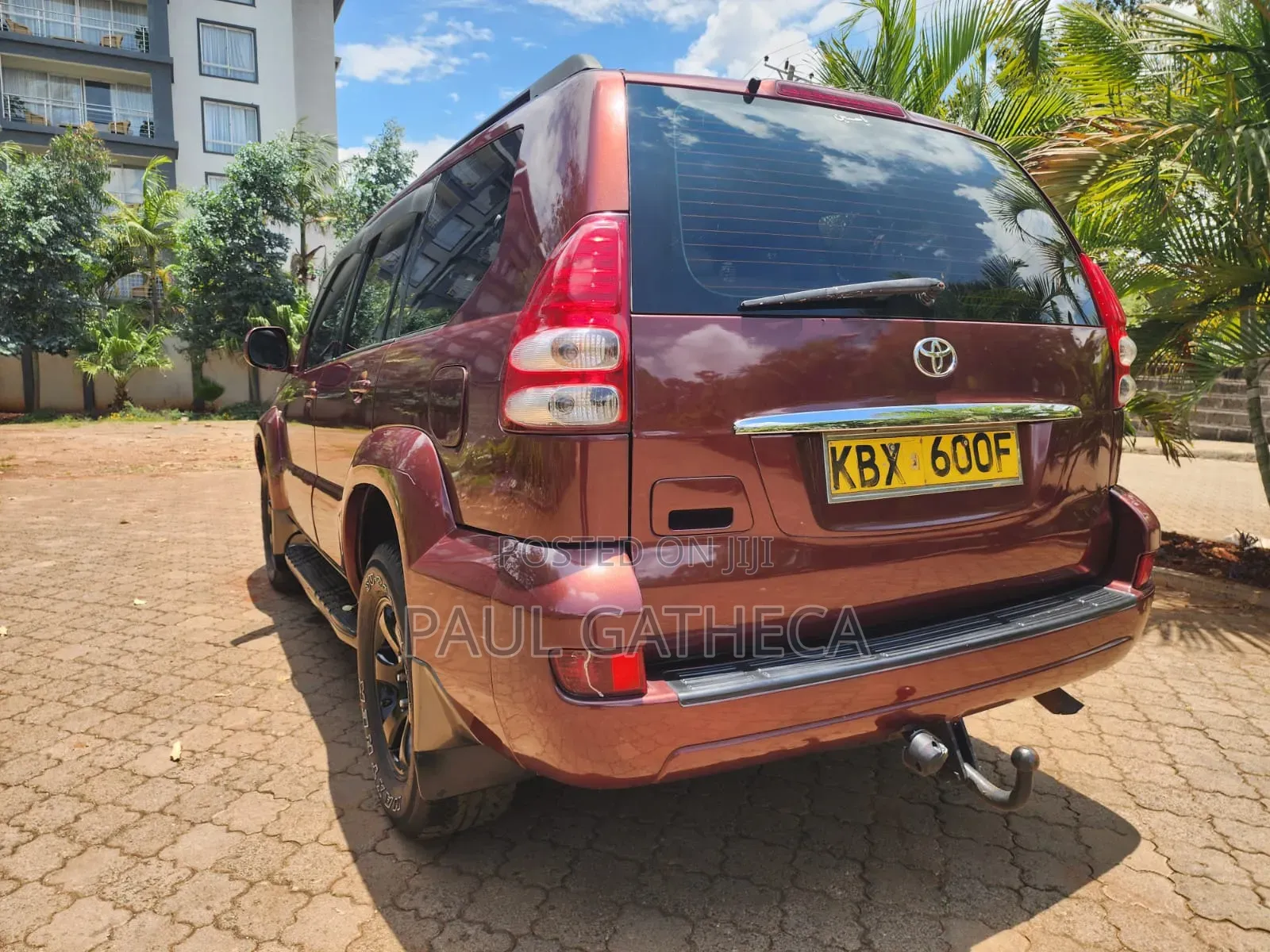 Toyota Land Cruiser Prado 2007 Maroon
