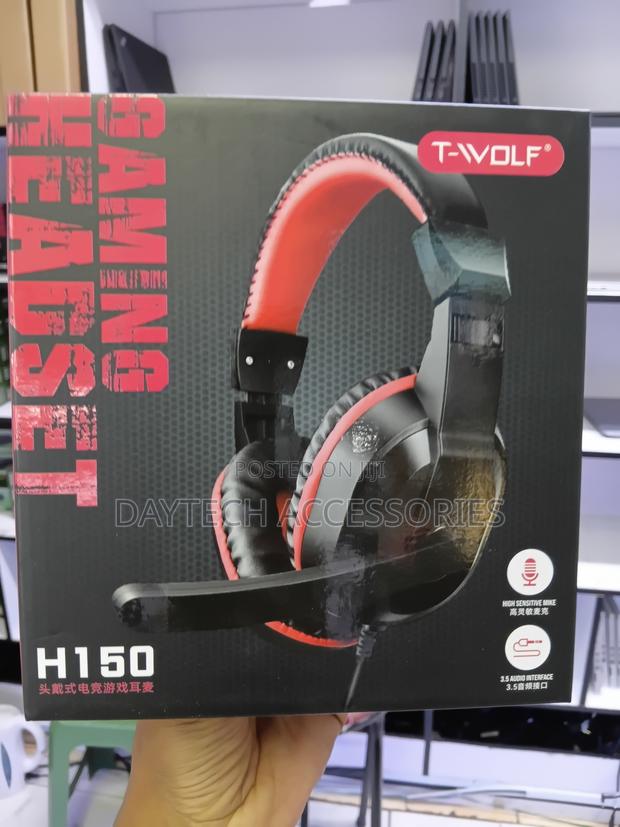T-Wolf H150 Wired Gaming Headset. - main view