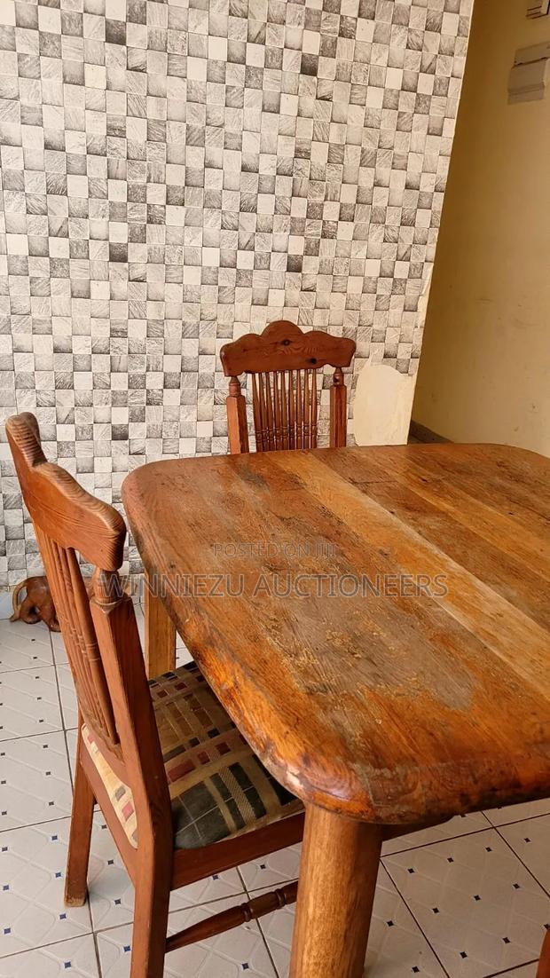 Mahogany Dinning Set 4seater Clean