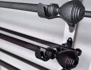 Heavy Duty, Easy to Clean Powder Coated Curtain Rods