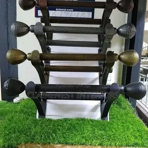 Heavy Duty, Easy to Clean Powder Coated Curtain Rods