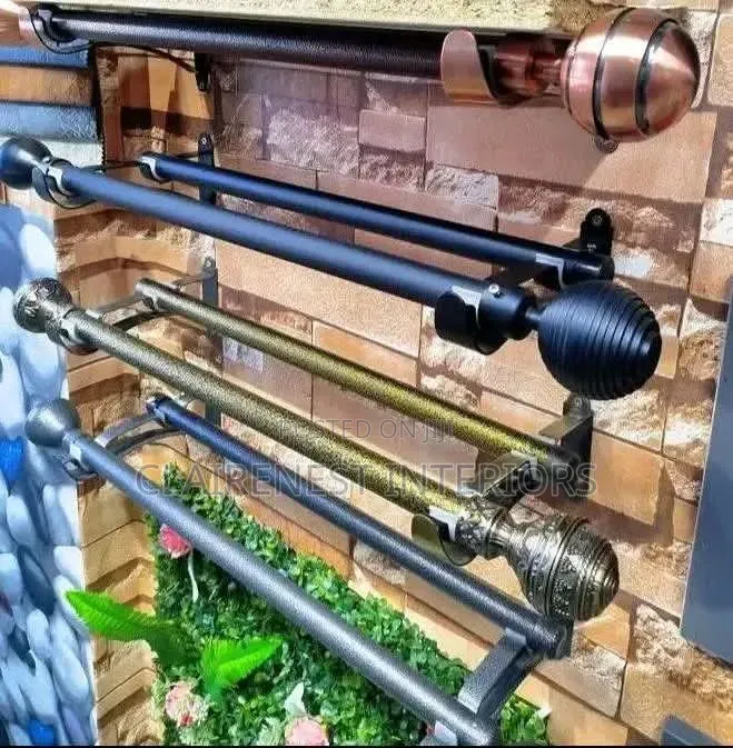 Good Quality No Rusting Powder Coated Curtain Rods