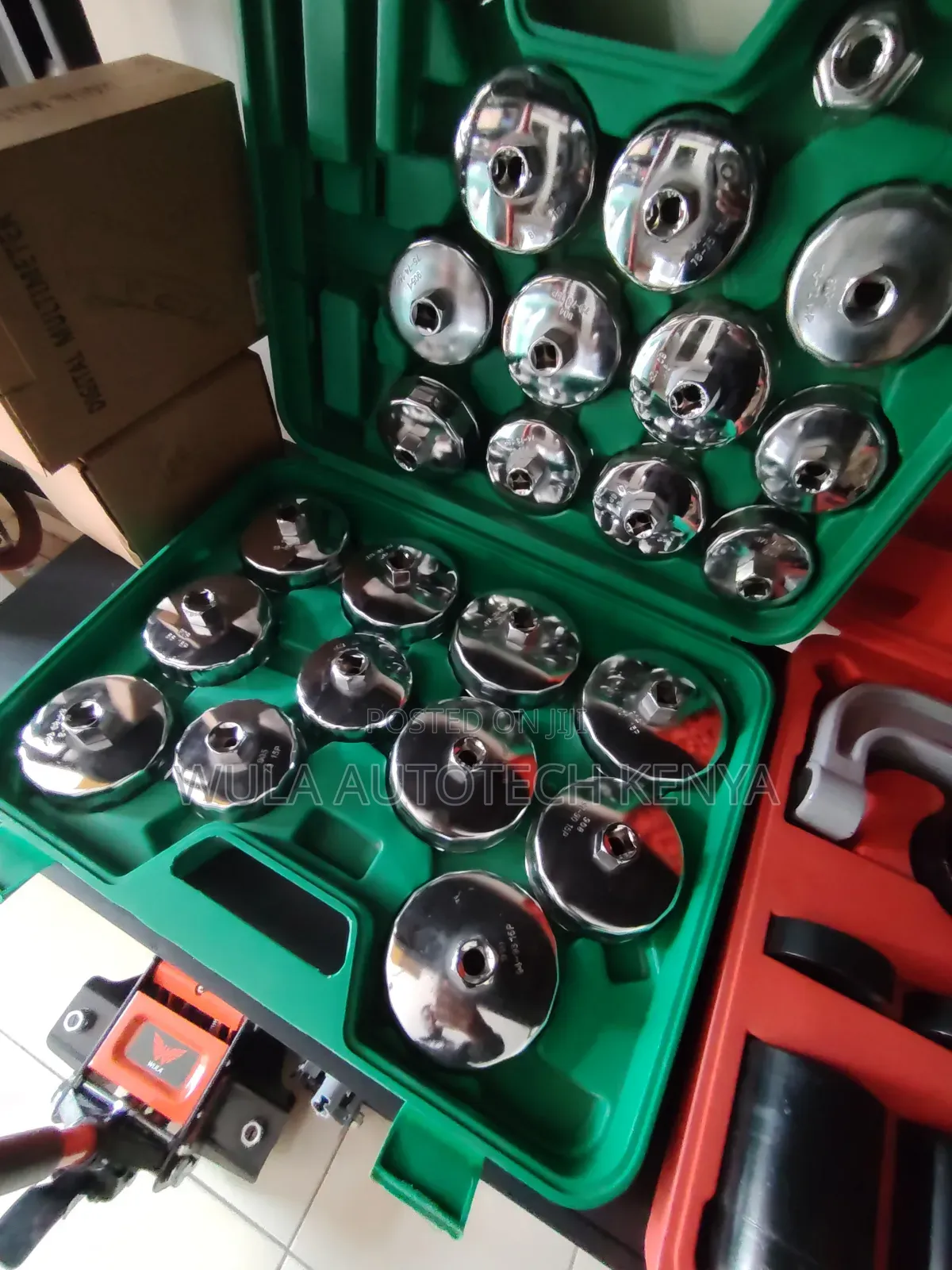 Precision Shaped Cups for Secure Grip 27-Piece Oil Filter Wrench Wula