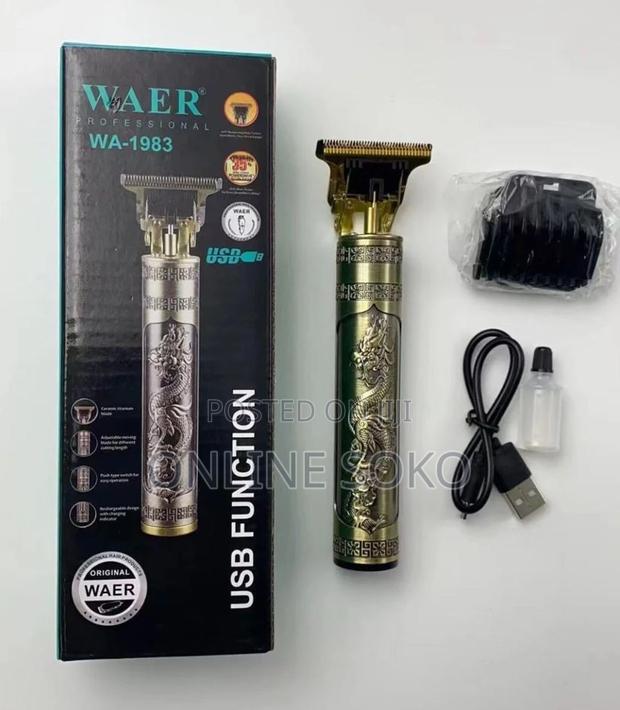 WAER WA-1983 Professional Hair Clipper & Beard Trimmer – Rechargeable