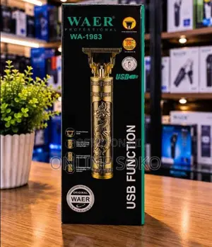 WAER WA-1983 Professional Hair Clipper & Beard Trimmer – Rechargeable