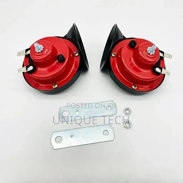 Universal 12V Dual Tone Snail Horn Kit 2 PCS