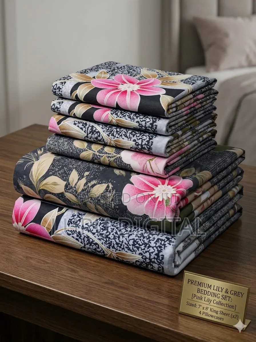 Introducing the New 125GSM 6pc Flat Bedsheet Set