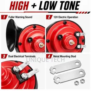 Type R 12v 2 Tone Snail Horn