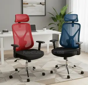 Office Chair; Blue ,Red Office Mesh Seat