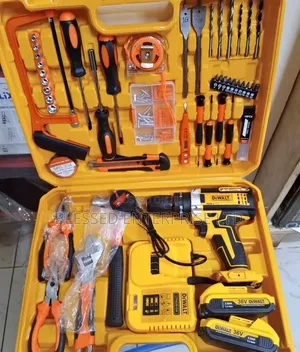 DeWalt Cordless 117 Pieces Heavy Duty Drilling Machine/DeWalt Cordless