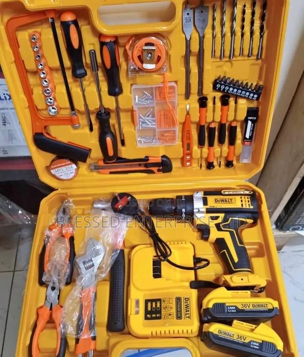 DeWalt Cordless 117 Pieces Heavy Duty Drilling Machine/DeWalt Cordless - main view