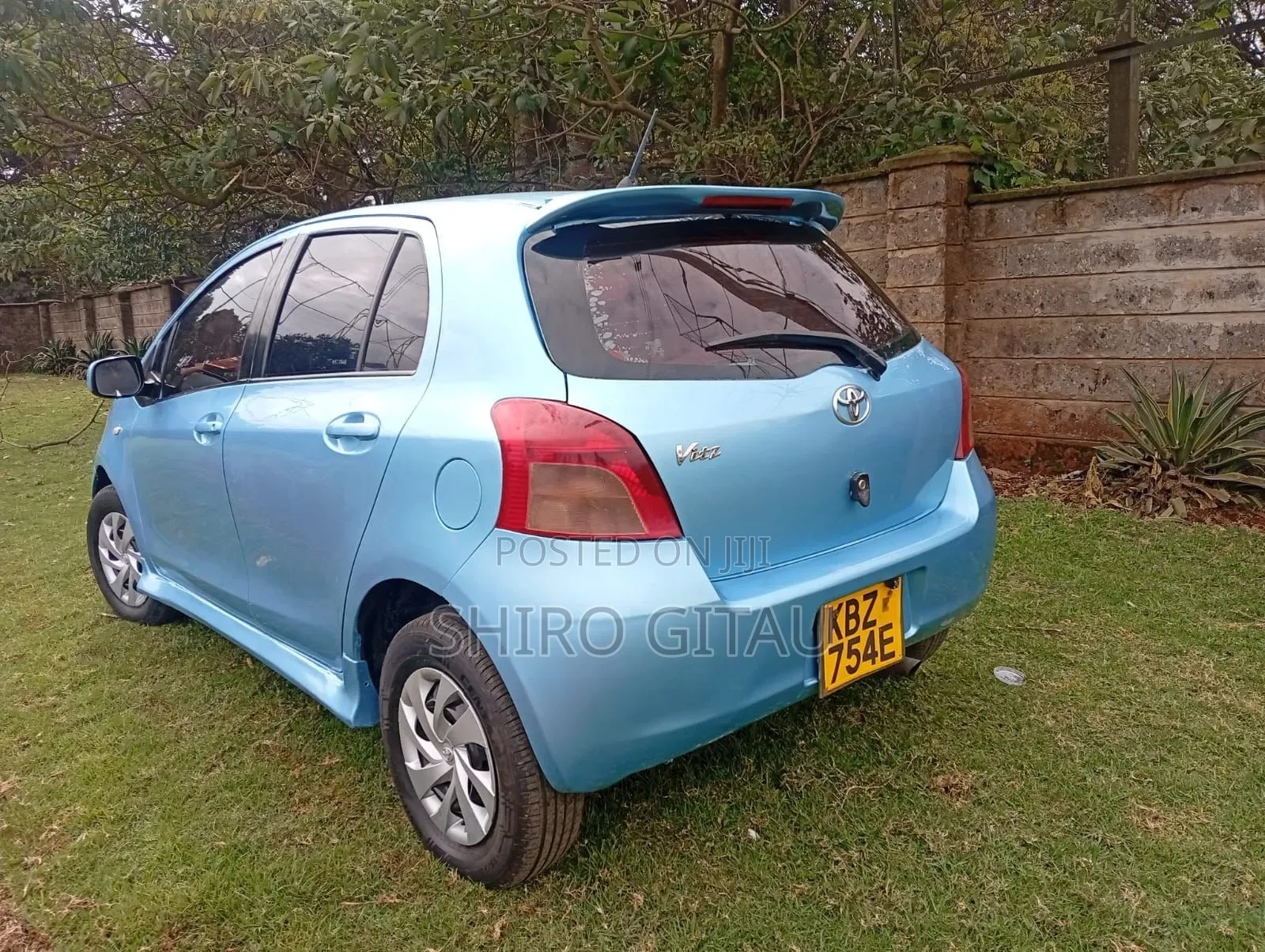 Toyota Vitz 2007 Blue