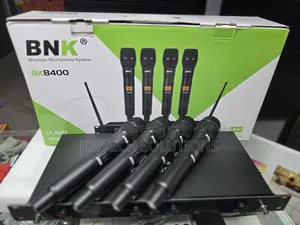 🔊 Original BNK BK8400 Wireless Mics – Crystal Clear Sound System