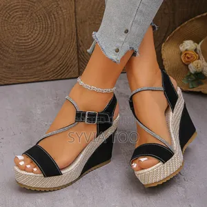 Ladies Cute Open Wedges