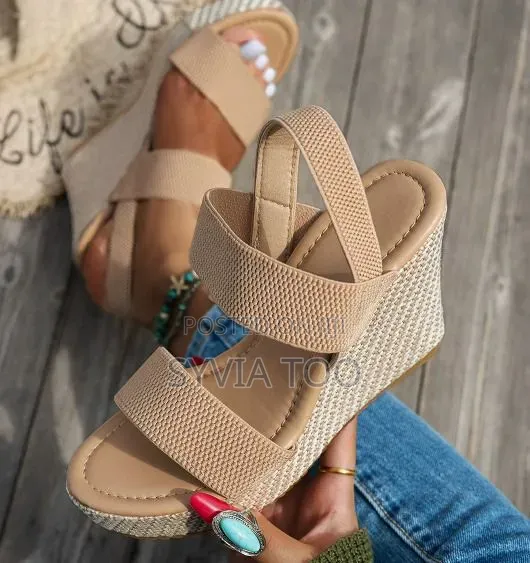 Ladies Cute Open Wedges