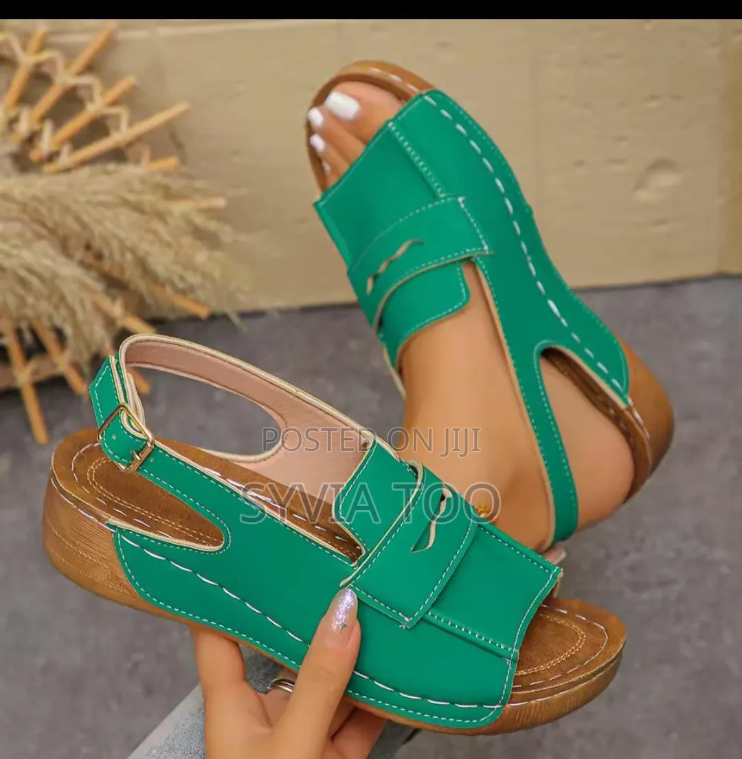 Ladies Cute Open Wedges