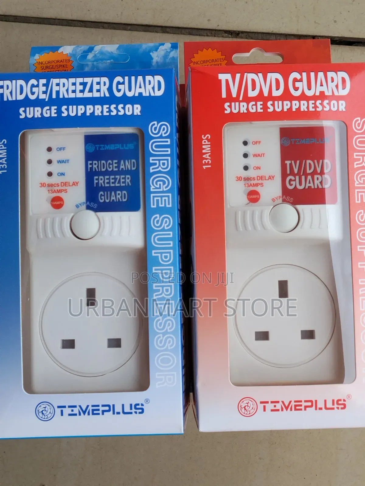 Timeplus 13A Fridge Freezer & TV Surge Protector