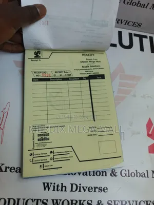 Receipt Books, Books, Invoice Books, Books