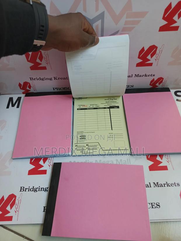 Receipt Books, Books, Invoice Books, Books