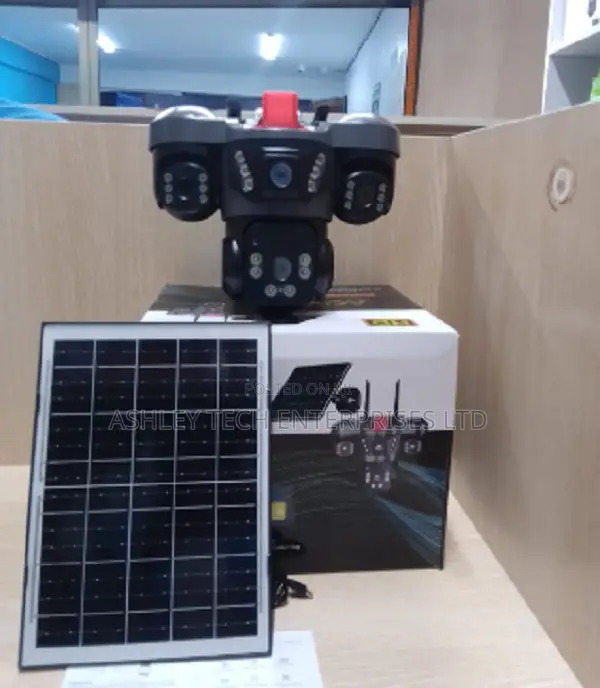 V380 Triple Lens HD CCTV Camera With Siren~