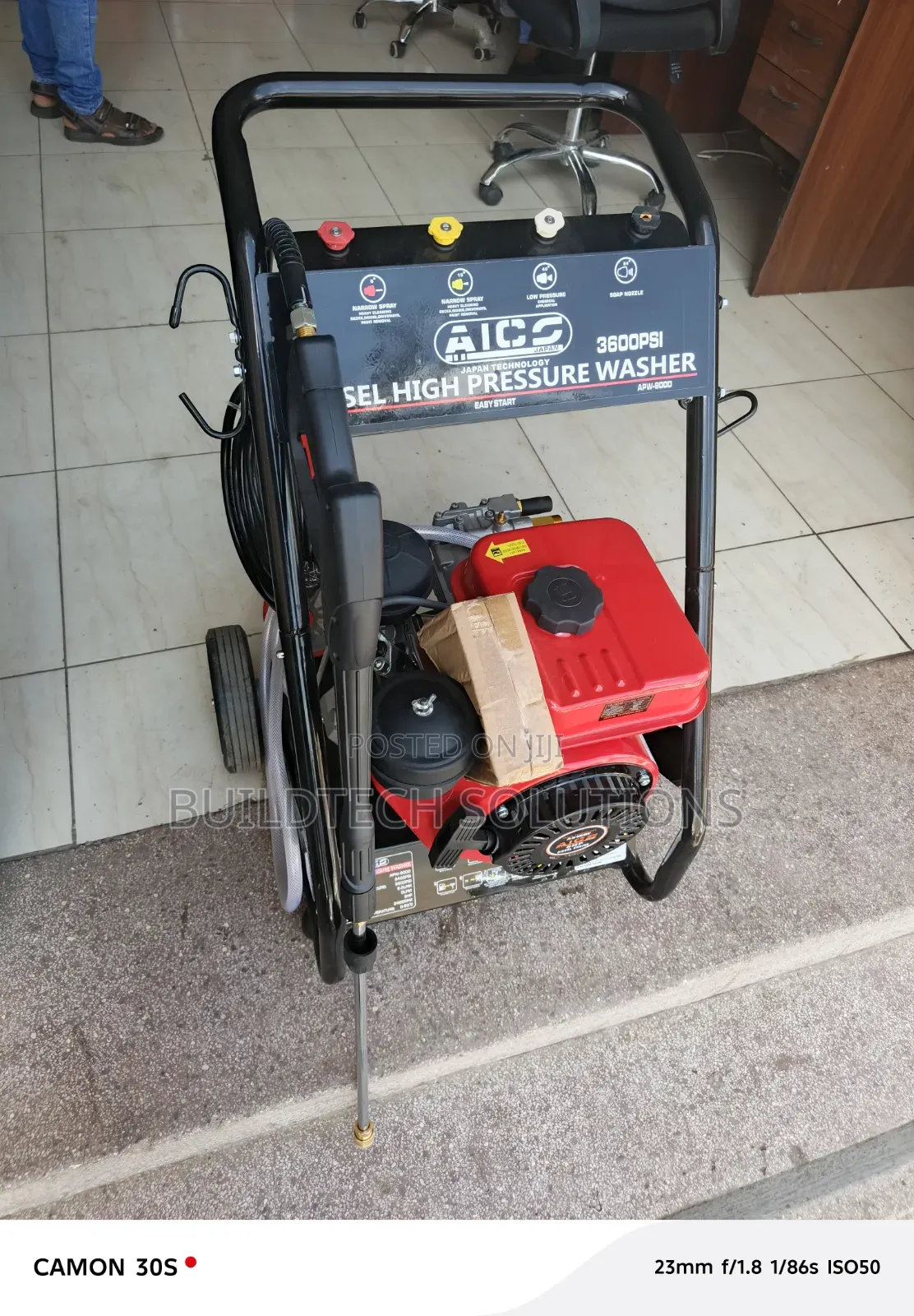 3600 Psi Diesel Car Wash Machine / Aico