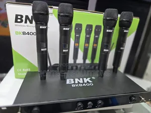 🔥 Original BNK BK8400 Wireless Microphone System – 4 Mics