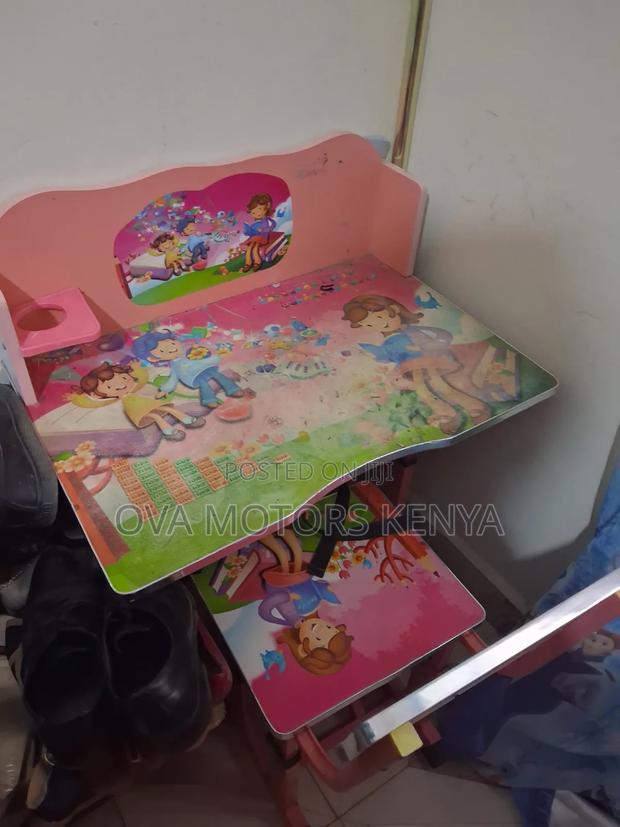 Kids Study Table &Chair Pink