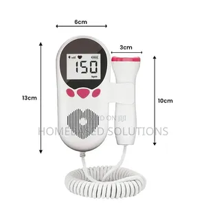 Battery Powered Fetal Doppler Pregnancy Baby Heartbeat Sensor