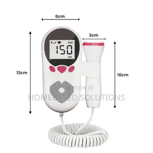 Battery Powered Fetal Doppler Pregnancy Baby Heartbeat Sensor