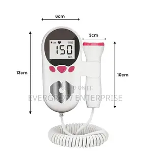 Battery Powered Fetal Doppler Pregnancy Baby Heartbeat Sensor