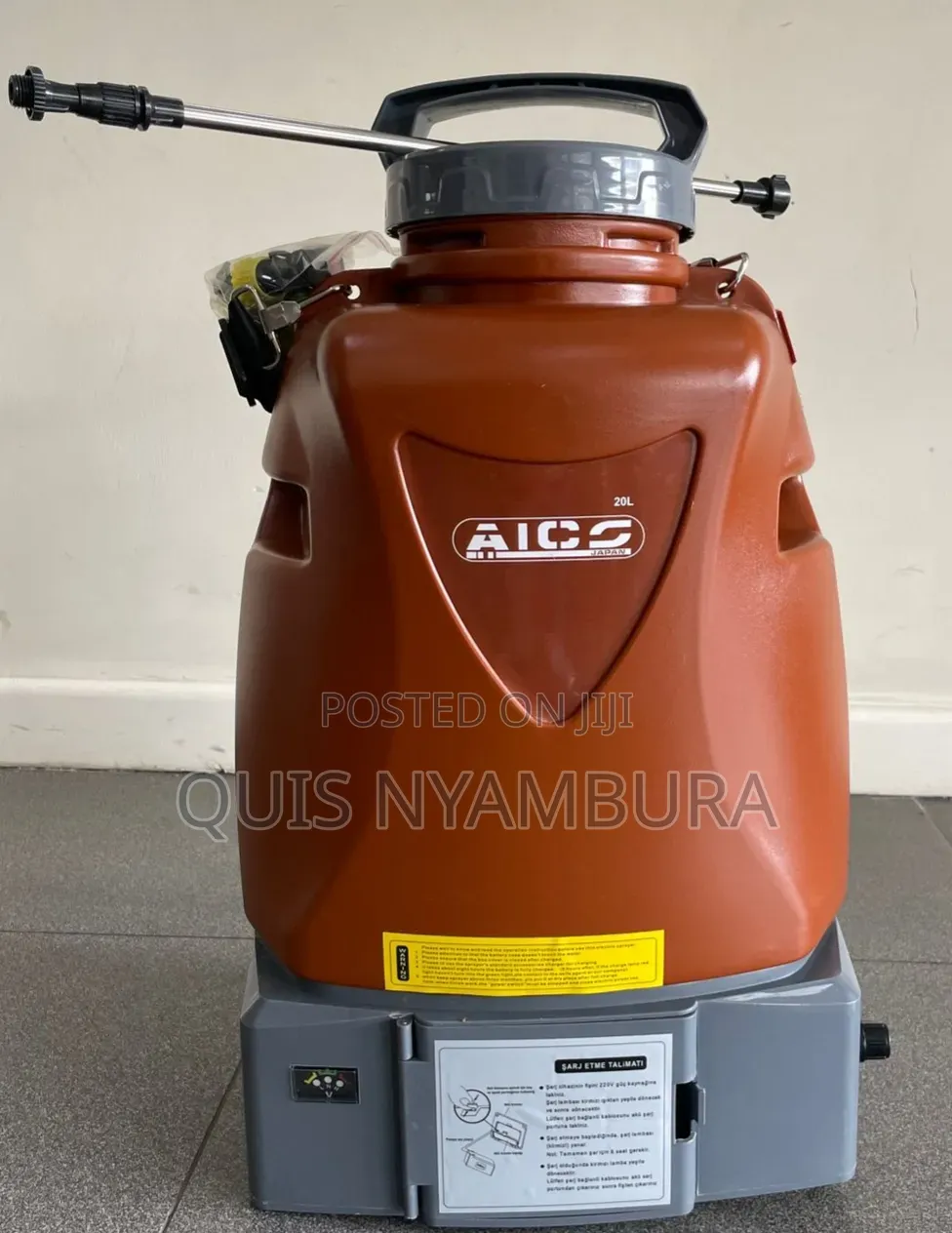 Aico Cordless Knapsack Sprayer/ Battery Powered 20 LTRS 2in1 Sprayer
