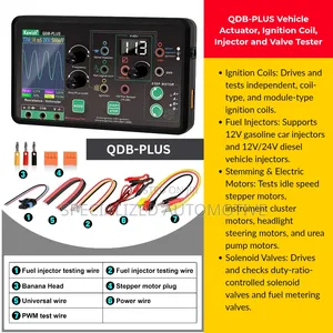 QDB-PLUS Vehicle Actuator, Ignition Coil, Injector and Valve Tester