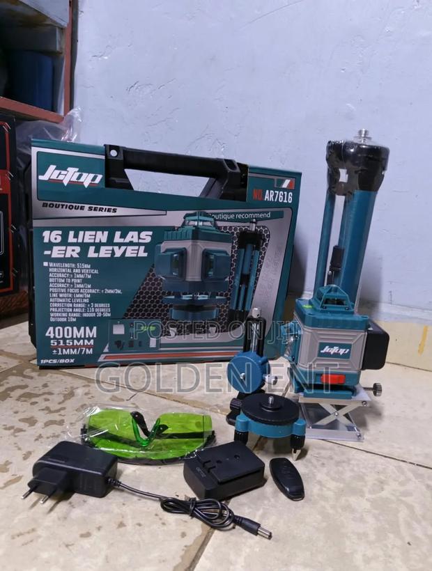 JCTOP AR7616 Laser Level/16 Line Green Beam Laser Level