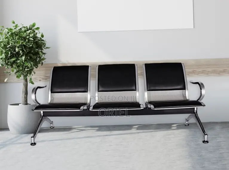 3-Seater Office Bench : Reception Waiting Office Bench