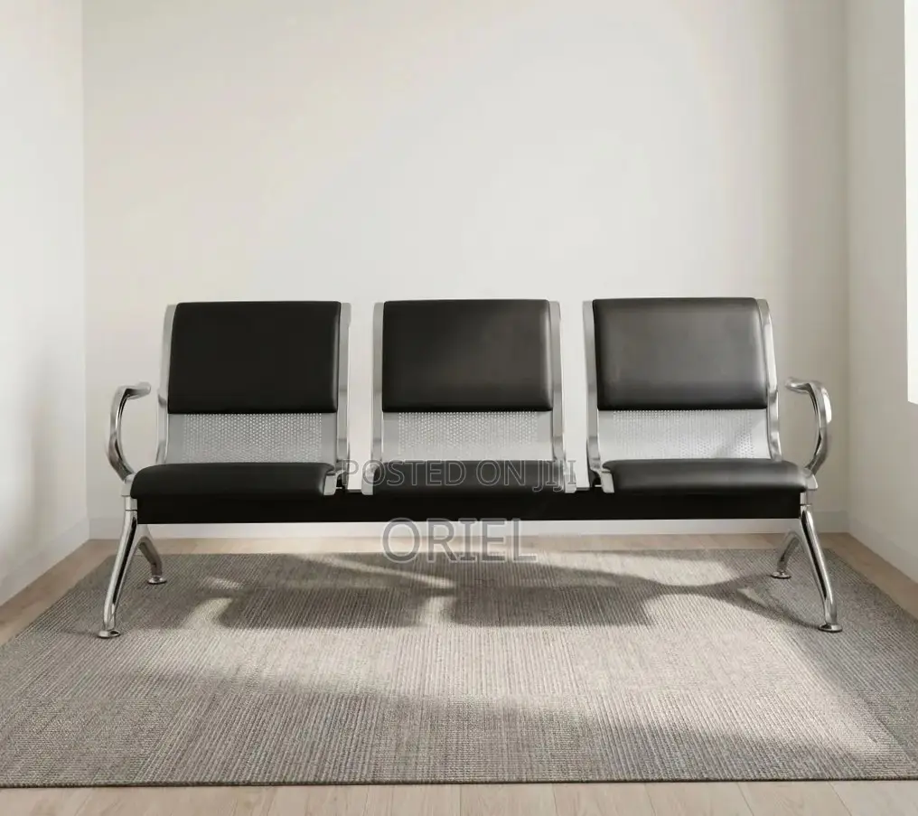 3-Seater Office Bench : Reception Waiting Office Bench