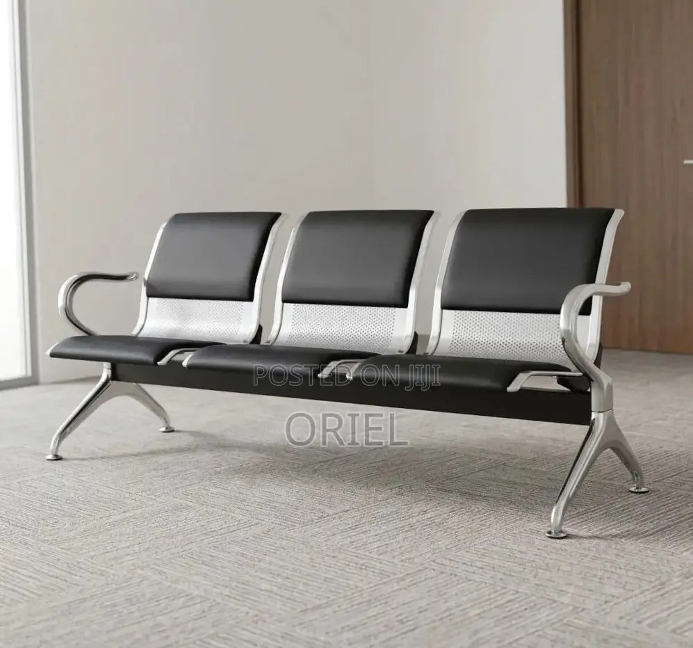 3-Seater Office Bench : Reception Waiting Office Bench