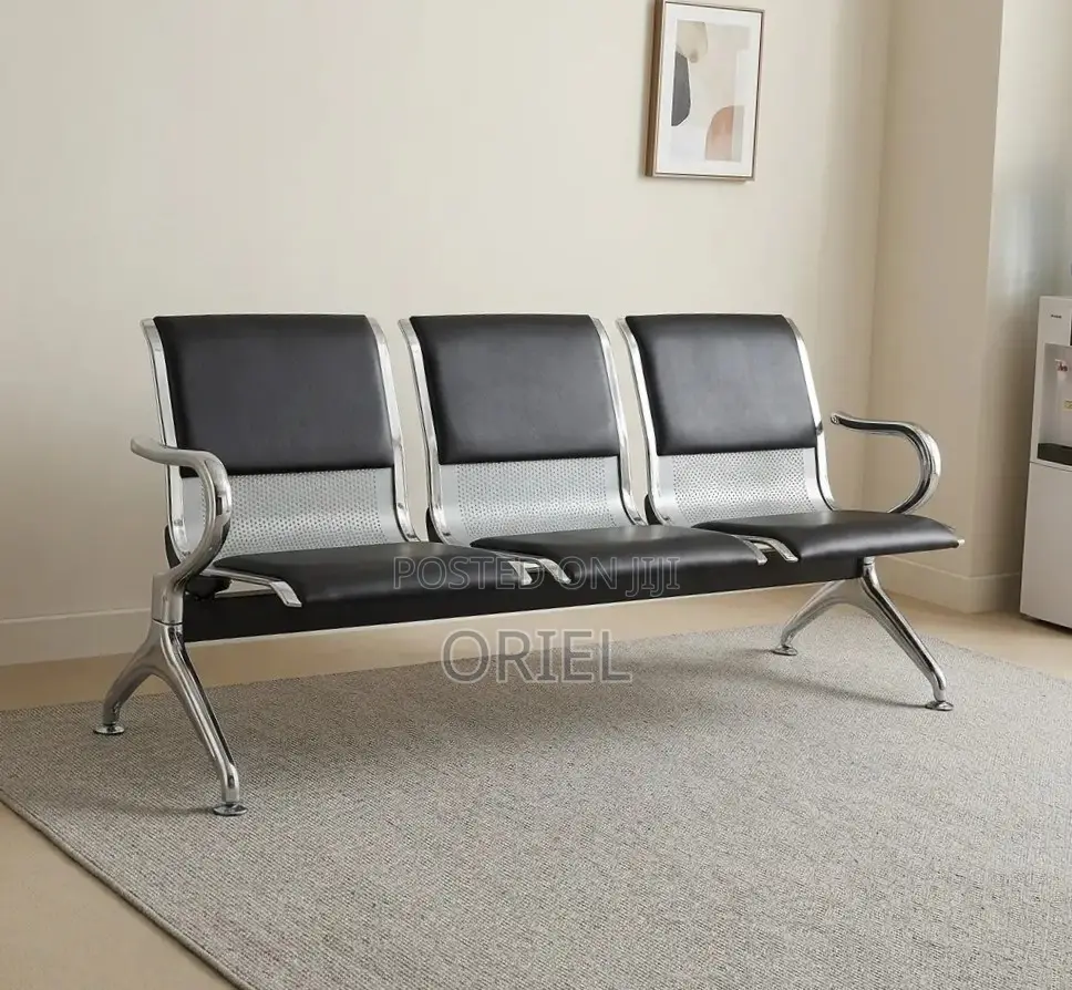 3-Seater Office Bench : Reception Waiting Office Bench