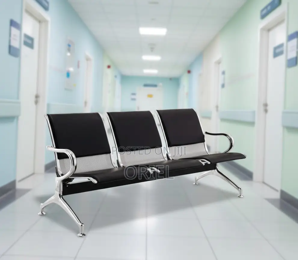 3-Seater Office Bench : Reception Waiting Office Bench