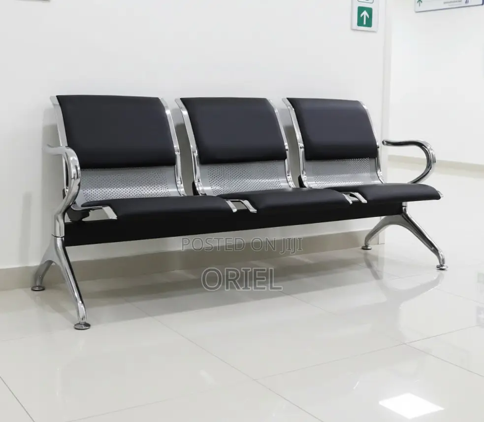 3-Seater Office Bench : Reception Waiting Office Bench