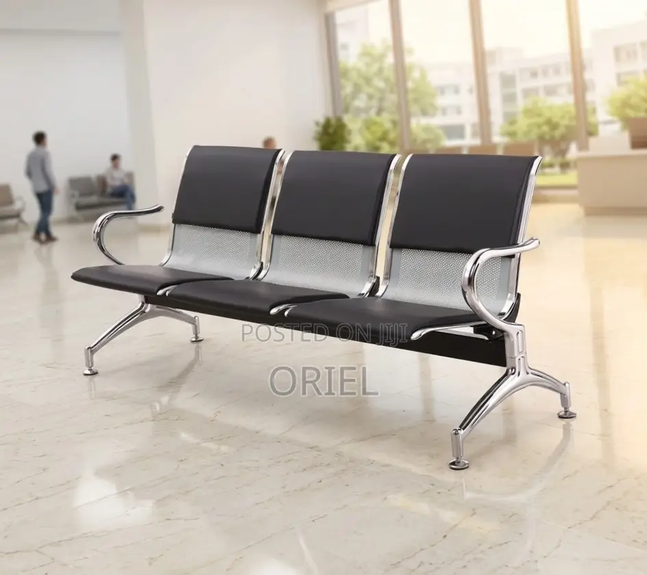 3-Seater Office Bench : Reception Waiting Office Bench