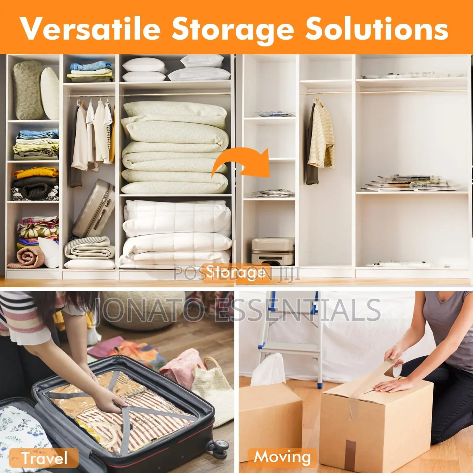 Vacuum Storage Bag 80x120cm Space Saver Seal Bag